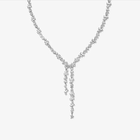 Starry Celestial Necklace - Cubic Zirconia & Silver - Picture 2 of 8